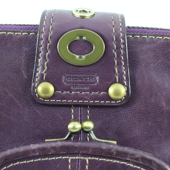 **SOLD**Coach - Legacy Bridget Bag - Limited Edition. Purple Leather. - Picture 4 of 16